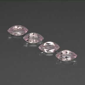 Pedras preciosas de morganita rosa natural de 2,13 ct, marquise, VVS