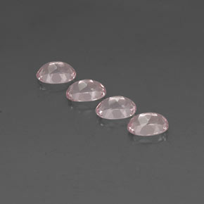 Pedras preciosas de morganita rosa natural de  ct, corte oval, VVS