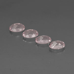 Pedras preciosas de morganita rosa natural de  ct, corte oval, VVS