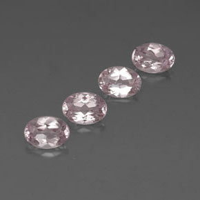 Pedras preciosas de morganita rosa natural de  ct, corte oval, VVS