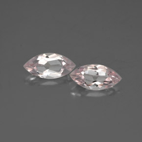 Pedras preciosas de morganita rosa natural de  ct, marquise, VVS