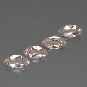 Pedras preciosas de morganita rosa natural de  ct, marquise, VVS