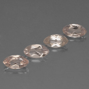 Pedras preciosas de morganita rosa natural de  ct, marquise, VVS