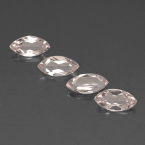 Pedras preciosas de morganita rosa natural de  ct, marquise, VVS