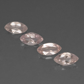 Pedras preciosas de morganita rosa natural de 2,11 ct, marquise, VVS