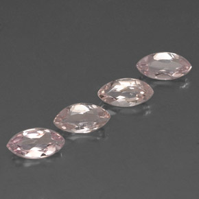 Pedras preciosas de morganita rosa natural de 2,04 ct, marquise, VVS