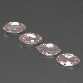 Pedras preciosas de morganita rosa natural de 2,04 ct, marquise, VVS