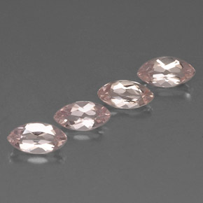 Pedras preciosas de morganita rosa natural de  ct, marquise, VVS