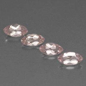 Pedras preciosas de morganita rosa natural de  ct, marquise, VVS