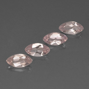 Pedras preciosas de morganita rosa natural de  ct, marquise, VVS