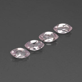 Pedras preciosas de morganita rosa natural de 2,06 ct, marquise, VVS