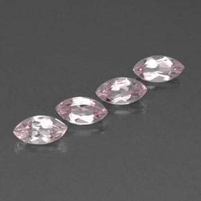 Pedras preciosas de morganita rosa natural de  ct, marquise, VVS
