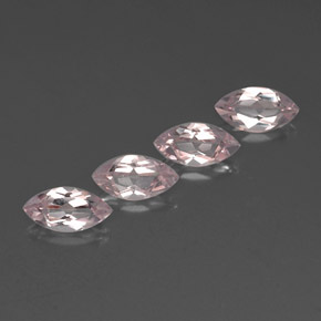 Pedras preciosas de morganita rosa natural de 2,12 ct, marquise, VVS