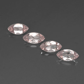 Pedras preciosas de morganita rosa natural de  ct, marquise, VVS