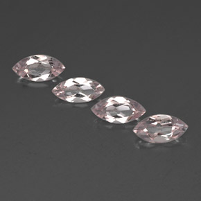 Pedras preciosas de morganita rosa natural de  ct, marquise, VVS