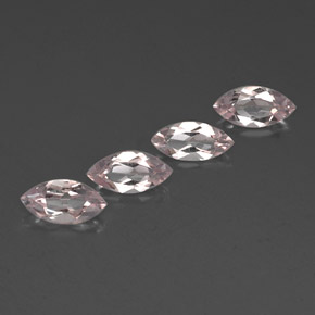 Pedras preciosas de morganita rosa natural de  ct, marquise, VVS