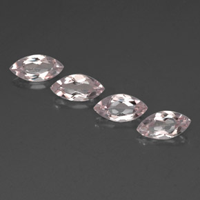 Pedras preciosas de morganita rosa natural de  ct, marquise, VVS