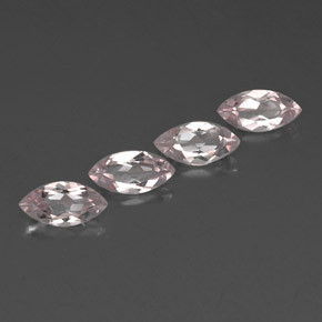 Pedras preciosas de morganita rosa natural de  ct, marquise, VVS