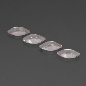 Pedras preciosas de Morganita Luz rosa natural de 2.06 ct, Marquesa, VVS