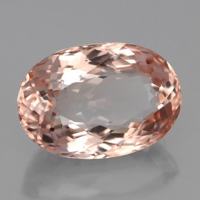 Morganita rosa natural 5,70ct, corte oval, VVS
