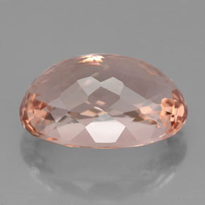 Morganita rosa natural 5,70ct, corte oval, VVS