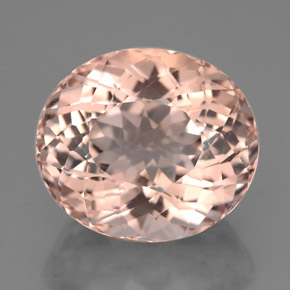 Morganita rosa natural 5,55ct, corte oval, VVS-VS