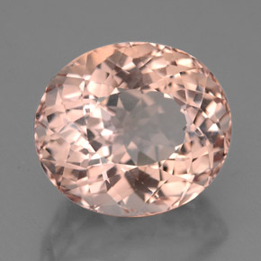 Morganita rosa natural 5,55ct, corte oval, VVS-VS