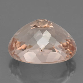 Morganita rosa natural 3,57ct, corte oval, VVS-VS