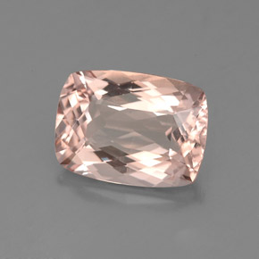 Morganita rosa natural 2,97ct, almofada cortada, VS
