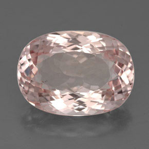 Morganita rosa natural 4,46ct, corte oval, IF