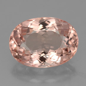 Morganita rosa natural 4,85ct, corte oval, VVS