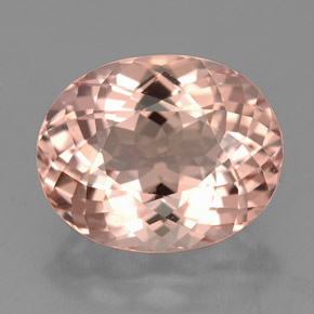Morganita rosa natural 4,24ct, corte oval, VVS