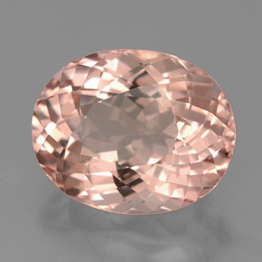 Morganita rosa natural 4,24ct, corte oval, VVS