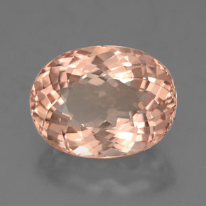 Morganita rosa natural 4,64ct, corte oval, VVS-VS