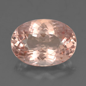 Morganita rosa natural 4,49ct, corte oval, VS