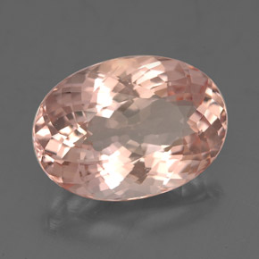 Morganita rosa natural 4,49ct, corte oval, VS