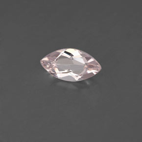 Morganita rosa natural 0,43ct, marquise, VVS-VS