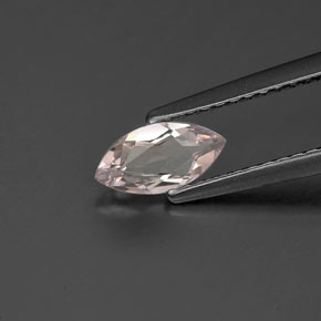 Morganita rosa natural 0,35ct, marquise, VS