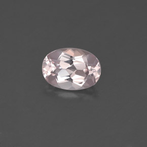 Morganita rosa natural 0,73ct, corte oval, VVS-VS