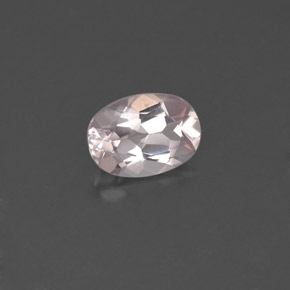 Morganita rosa natural 0,73ct, corte oval, VVS-VS