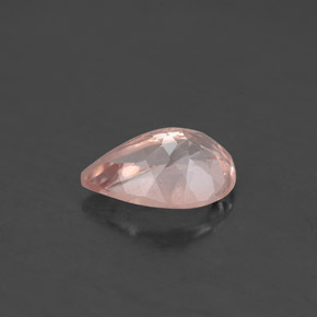 Morganita rosa natural 1,80ct, formato de pêra, VS-SI