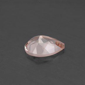 Morganita rosa natural 1,63ct, formato de pêra, VVS-VS