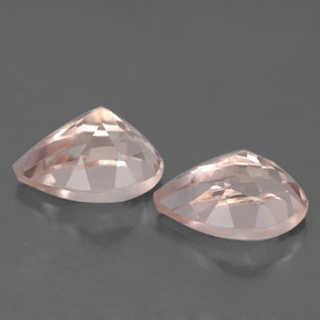 Pedras preciosas de morganita rosa natural de  ct, formato de pêra, VVS-VS