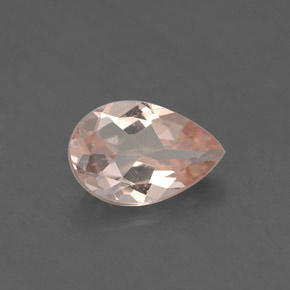 Morganita rosa natural 1,15ct, formato de pêra, VS-SI