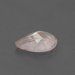 Morganita rosa natural 1,15ct, formato de pêra, VS-SI