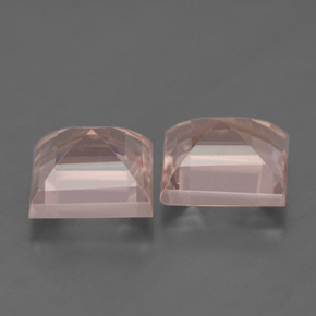 Pedras preciosas de morganita rosa natural de  ct, quadrado, VS