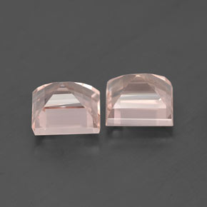 Pedras preciosas de morganita rosa natural de  ct, quadrado, VS