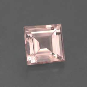 Morganita rosa natural 1,84ct, quadrado, VS