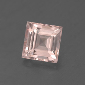 Morganita rosa natural 1,83ct, quadrado, VS