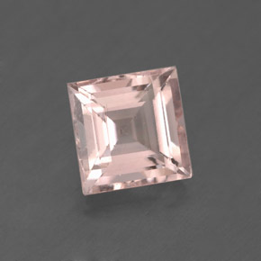 Morganita rosa natural 1,83ct, quadrado, VS